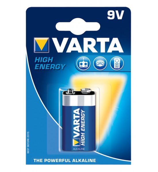 Baterie 9V 4932 Varta High Energy  Baterie 9V 4932 Varta High Energy