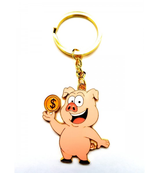 Breloc Metalic Premium, model Porcusor