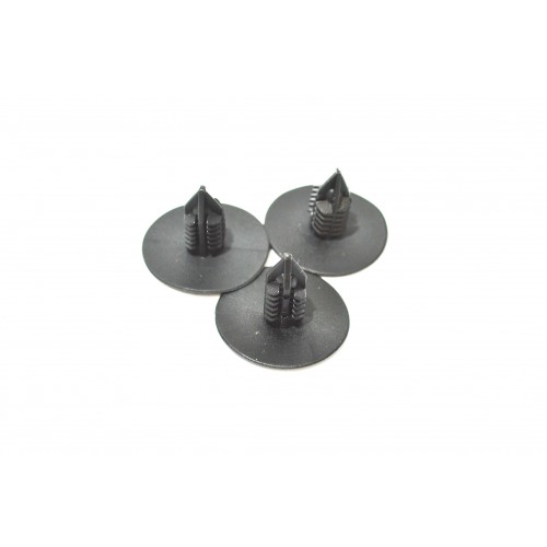 Set 100 dibluri plastic fixare auto, negre