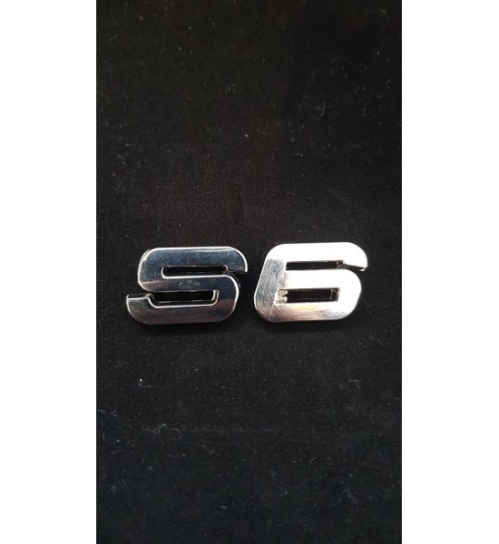 Emblema sticker, Audi S6, cromat Emblema sticker, Audi S6, cromat