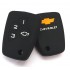 Husa Silicon Carcasa Cheie, Chevrolet, 3 butoane, SIL 118