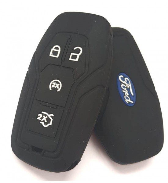 Husa Silicon Cheie Auto, Ford, 4 butoane, SIL 271