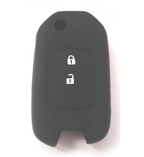 Husa Silicon Cheie Auto, Honda, 2 butoane, neagra, SIL 321