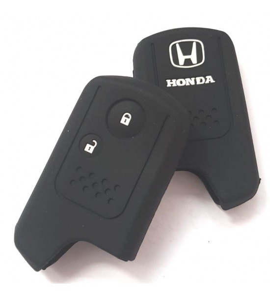 Husa Silicon Cheie Auto, Honda, 2 butoane, neagra, SIL 340