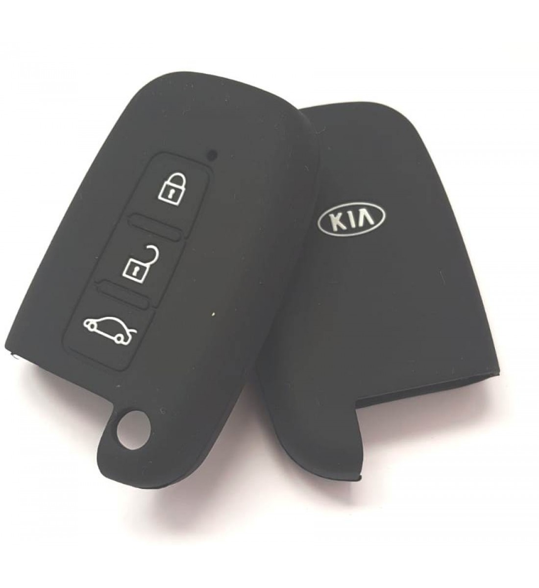 Husa Silicon Cheie Auto, Kia, 3 butoane, neagra, SIL 277