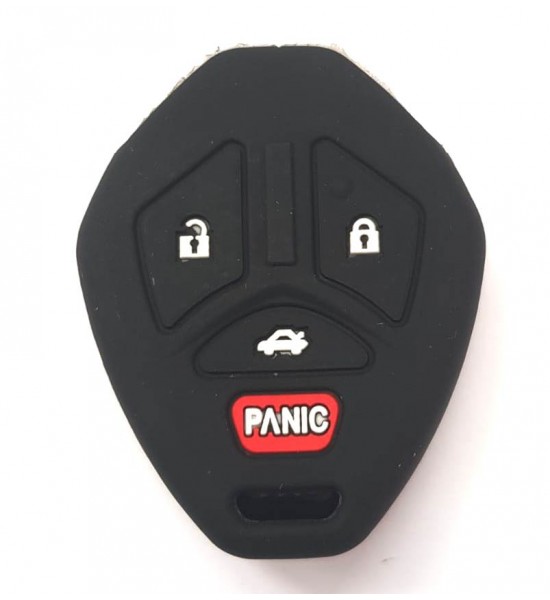Husa Silicon Cheie Auto, Mitsubishi, 3+1 buton panica, neagra, SIL 255 Husa Silicon Cheie Auto, Mitsubishi, 3+1 buton panica, neagra, SIL 255
