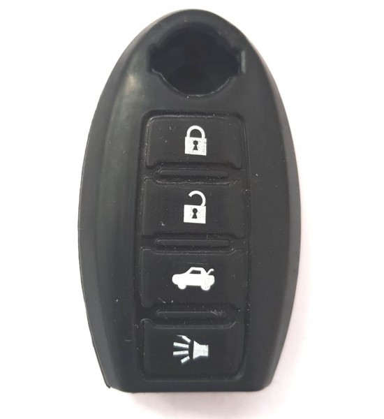 Husa silicon Nissan 3+1 buton panica SIL 309