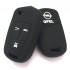 Husa Silicon Cheie Auto, Opel, 3 butoane, neagra