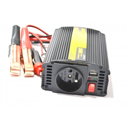 Invertor tensiune, 300W, USB, 12V -> 220V