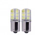 Set 2 Becuri  Auto, P21W/BA15s/1156, 12 smd, siliconat