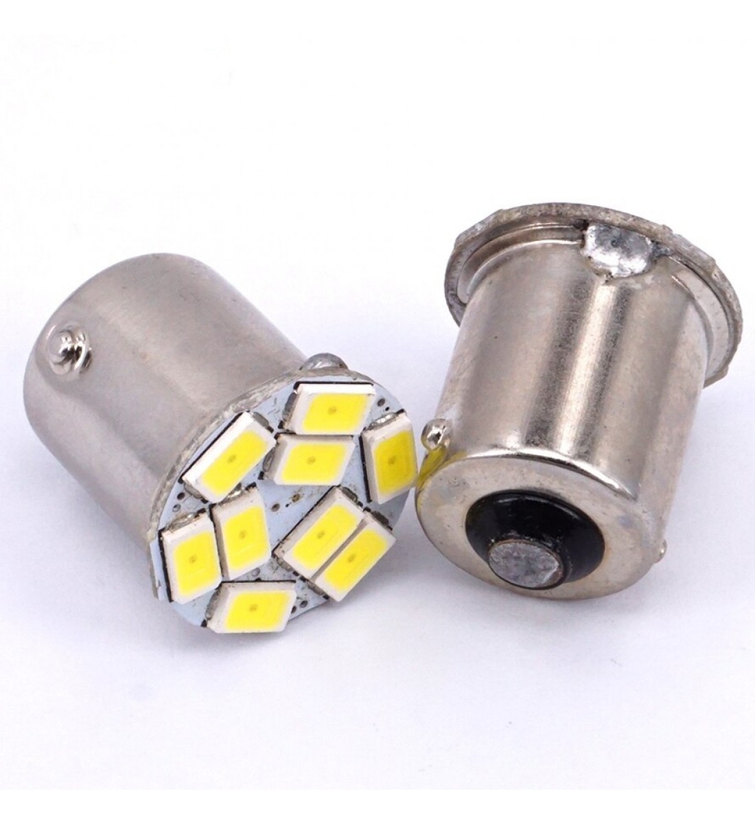 Set 2 becuri auto 1156/P21W- 9 smd 