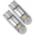 Set 2 Becuri  Auto, W5W/T10/501, 3 smd tip 3030, lumina alba