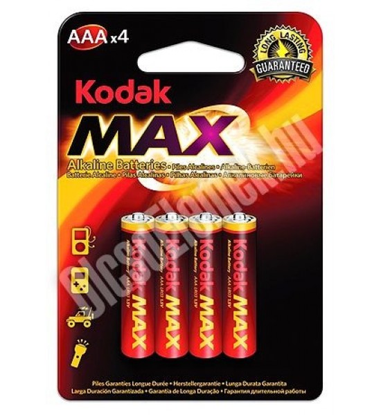 Set 4 baterii R3/AAA/LR03 Kodak Alkaline