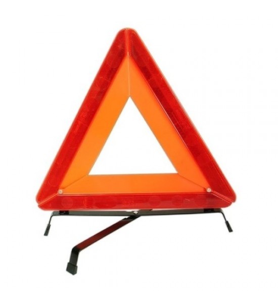 Triunghi Reflectorizant de Siguranță cu Suport de Fixare