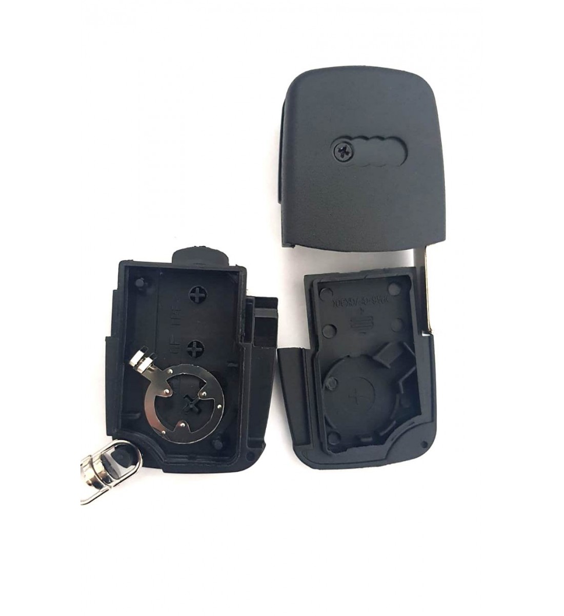 Carcasa cheie briceag Audi, 3 but, cu locas pt baterie 1616