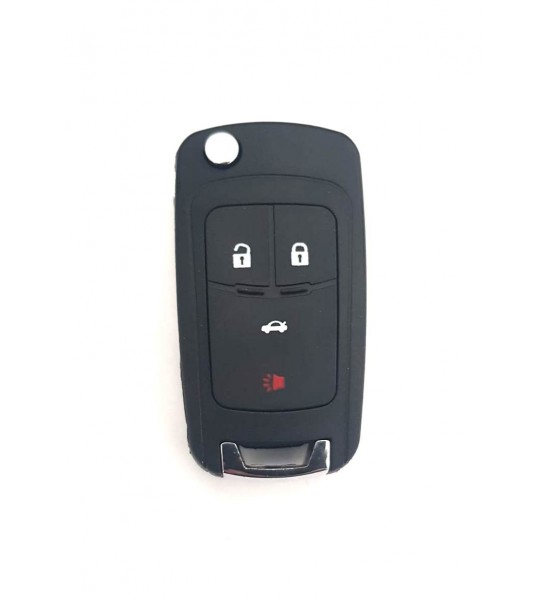 Carcasa cheie briceag Chevrolet 3+1 buton panica  Carcasa cheie briceag Chevrolet 3+1 buton panica