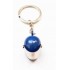 Breloc Metalic Premium, Chei Auto, model Casca Moto, Albastra