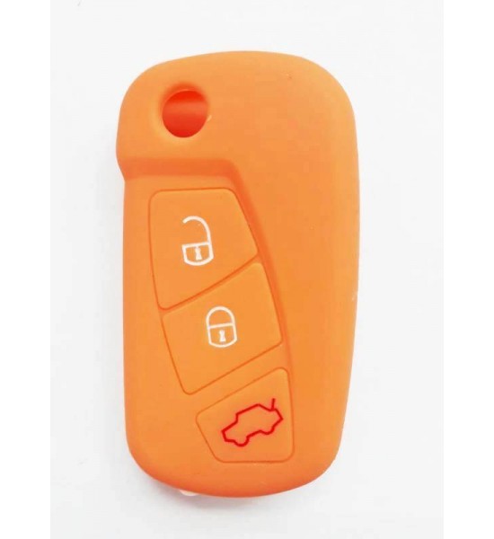 Husa Silicon Cheie Auto, Ford, 3 butoane, SIL 040
