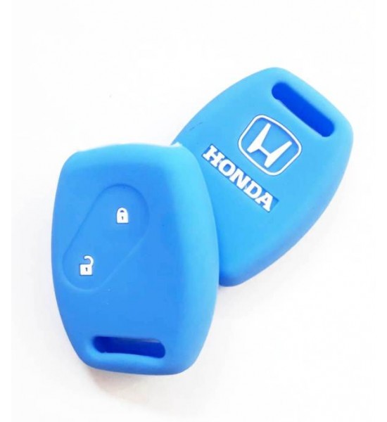 Husa Silicon Cheie Auto, Honda, 2 butoane, alabastra deschis, SIL 029