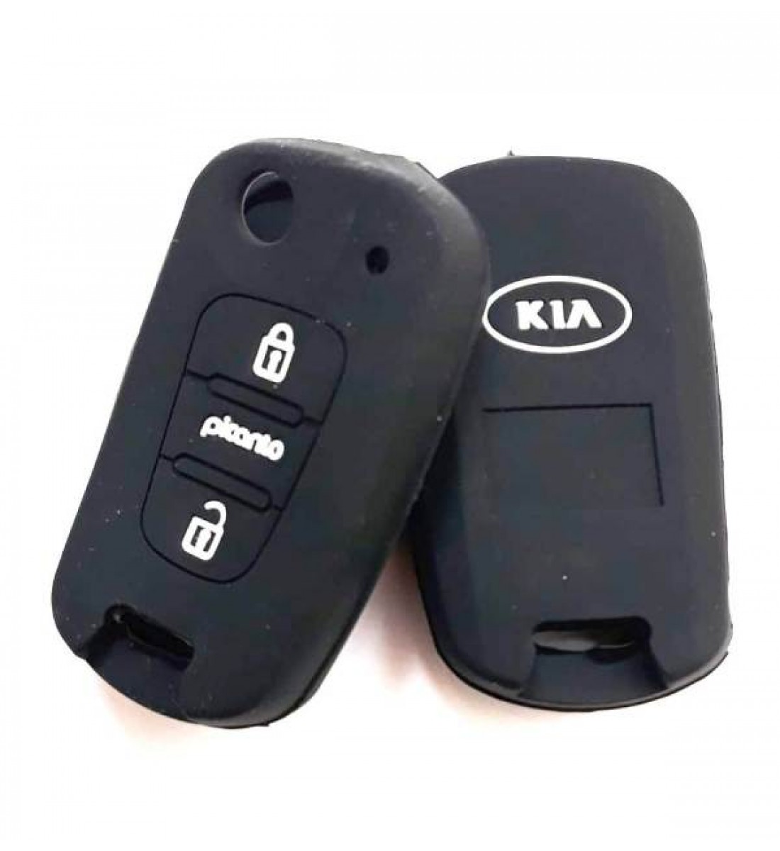 Husa Silicon Cheie Auto, Kia, 3 butoane, neagra, SIL 342