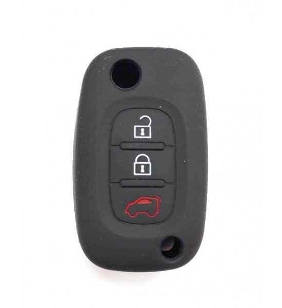 Husa Silicon Cheie Auto, Mercedes, 3 butoane, neagra, SIL 239