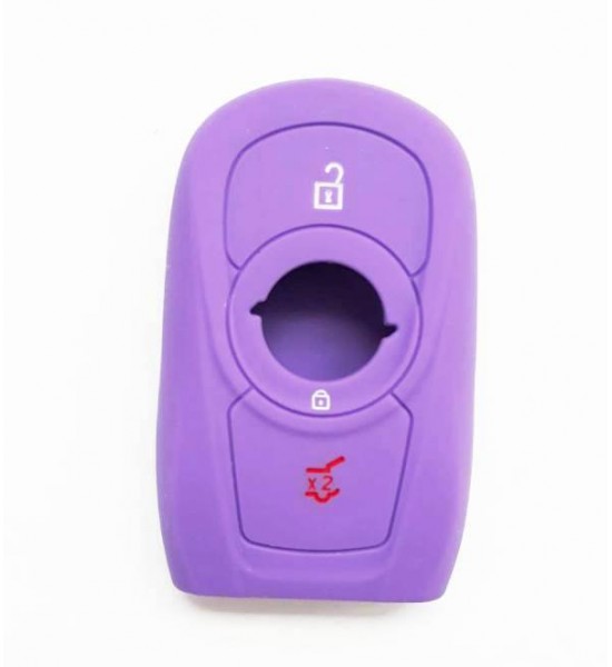 Husa Silicon Cheie Auto, Opel, 2 butoane, mov, SIL 047