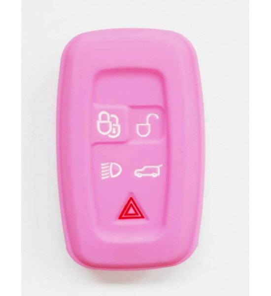 Husa Silicon Cheie Auto, Volvo, 5 butoane, roz, SIL 070