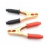 Set 2 cleme, tip crocodil pentru cablu curent, 80A