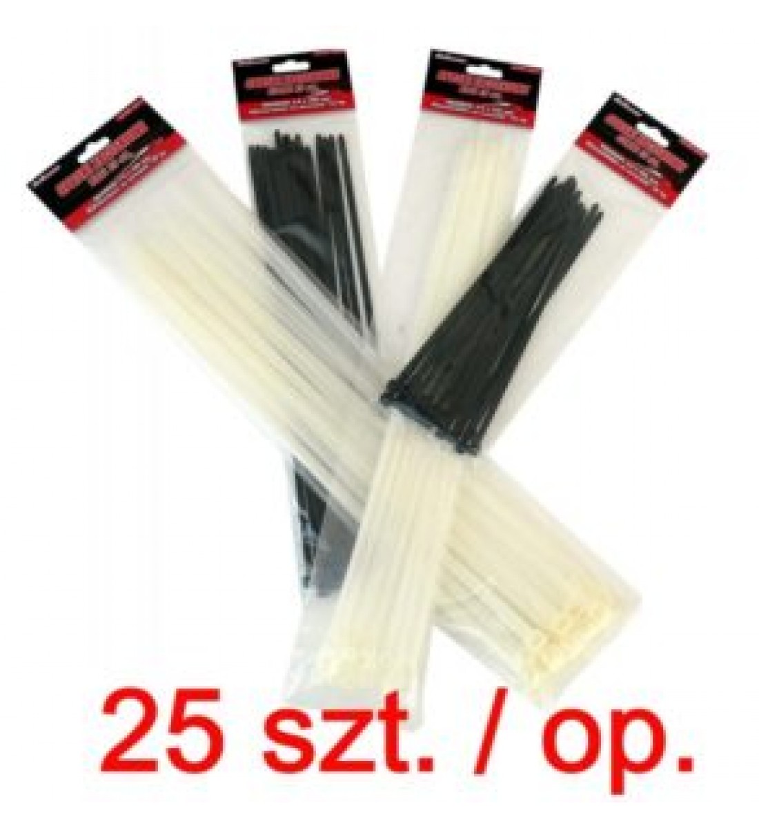 Fasete 300mm 25/set negru Fasete 300mm 25/set negru