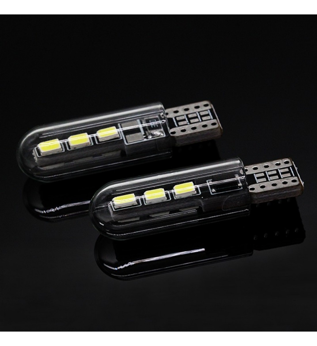 Set 2 becuri  Auto, W5W/T10/501,  6  smd tip 2835, COB, Canbus