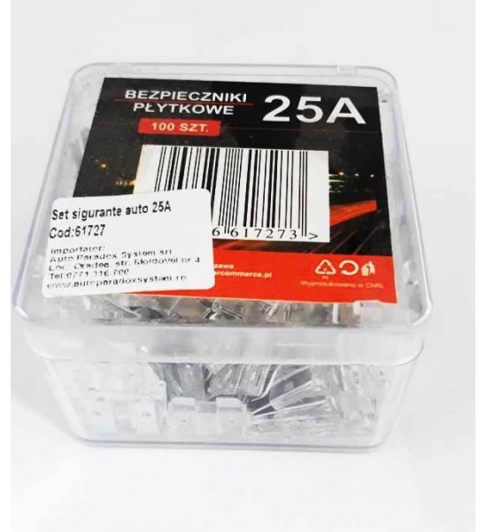 Set sigurante auto 25A