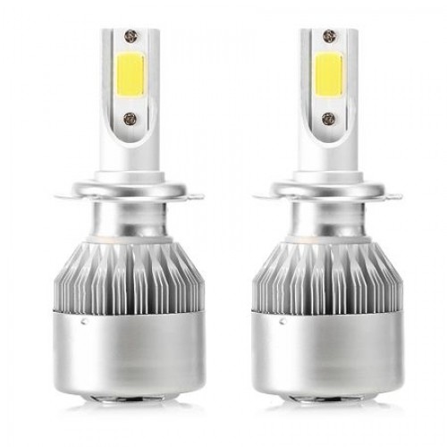 Set 2 LED-Uri Auto C6, HB4 9006, 36w, 3800 Lm, 6500K, AUTO, 12-24 v, COB