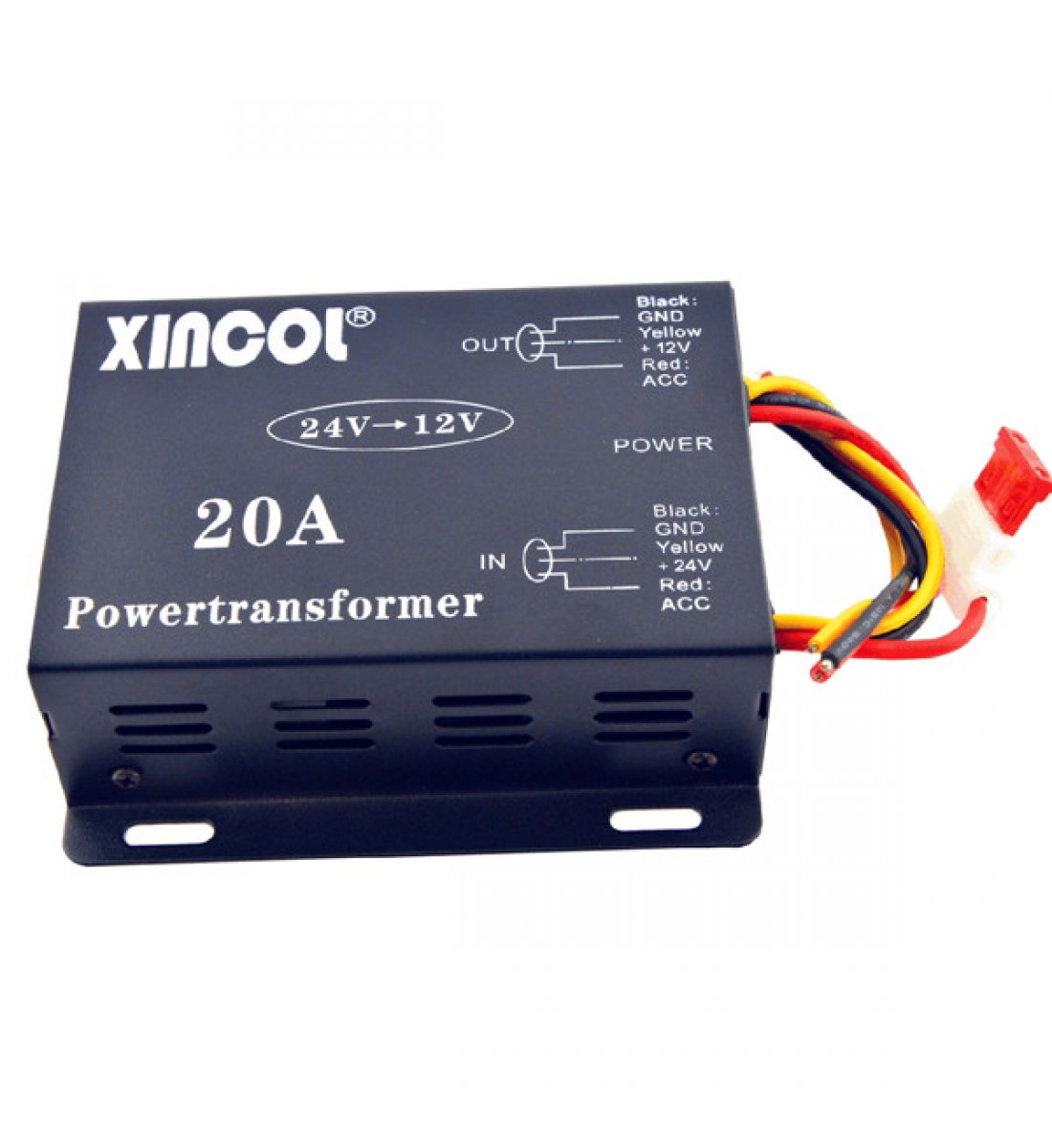 Invertor de tensiune auto, 20A, 24v ->12v