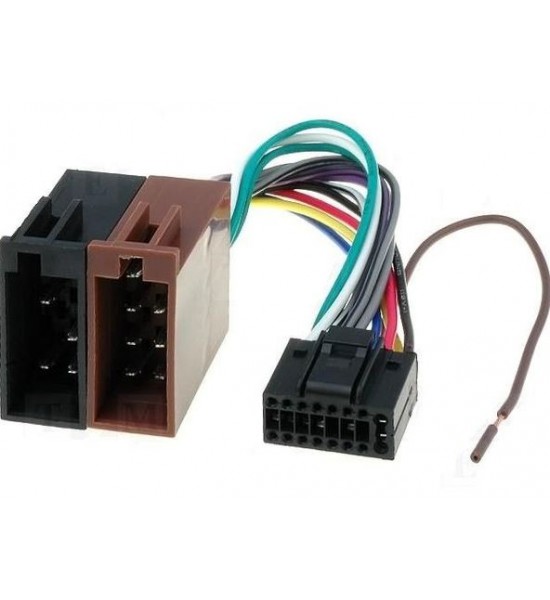 Conector auto ISO, Kenwood, 16 pini