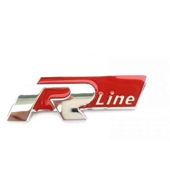 Emblema Sticker, Audi R-line, rosie Emblema Sticker, Audi R-line, rosie
