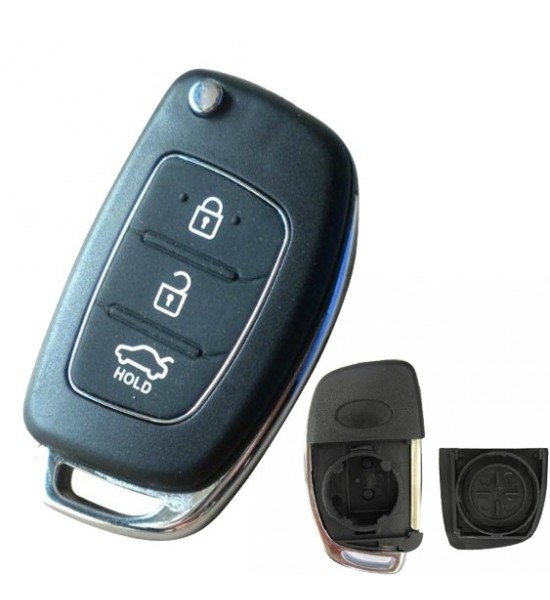 Carcasa Cheie Briceag Hyundai 3 Butoane