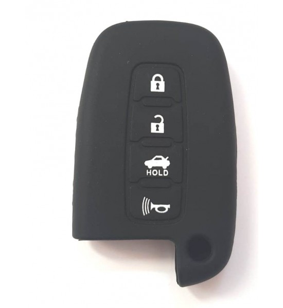Husa Silicon Cheie Auto, Kia, 4 butoane, neagra, SIL 220