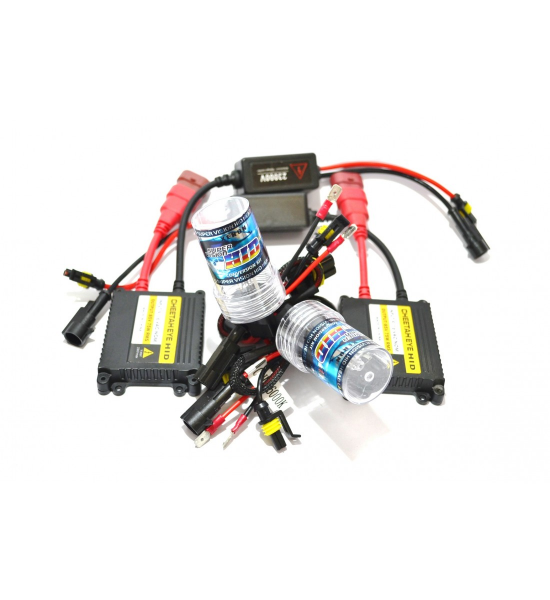 Kit Xenon, 2 Becuri Xenon, H7, 6000K + 2 Balastri Slim