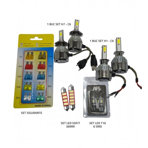 Pachet C6 Becuri LED Auto