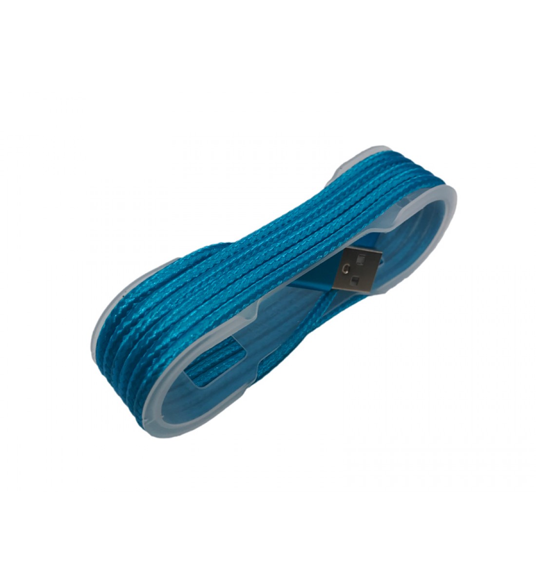 Cablu tip C textil albastru Cablu tip C textil albastru