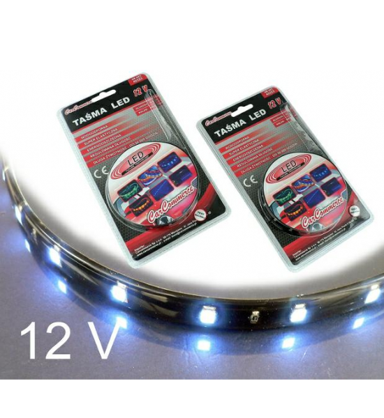 Banda LED, 12V, 60 cm, lumina albastra