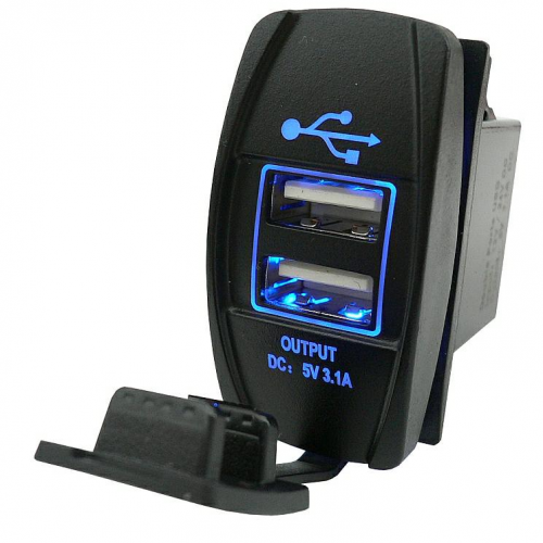 ÎNCĂRCĂTOR 12/24V - 2xUSB - 3.1A 
