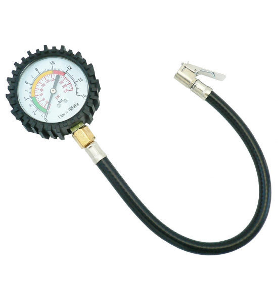  Manometru presiune anvelope auto, 16 bar, 50 cm, negru