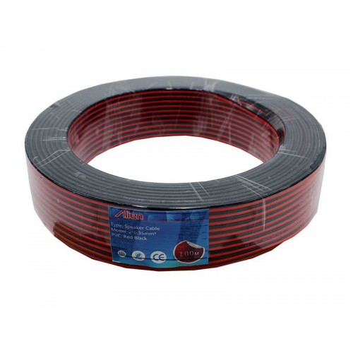 Cablu audio difuzor, 2 fire, 0.35mm - Rola 100m