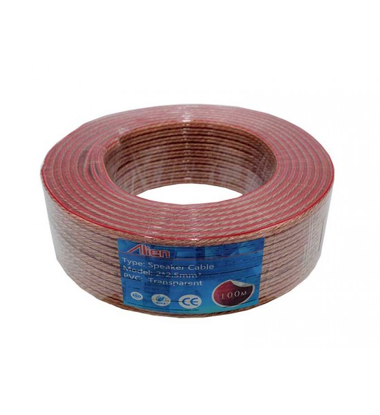 Cablu difuzor, 2 x 2,5mm, rola 100m Cablu difuzor, 2 x 2,5mm, rola 100m