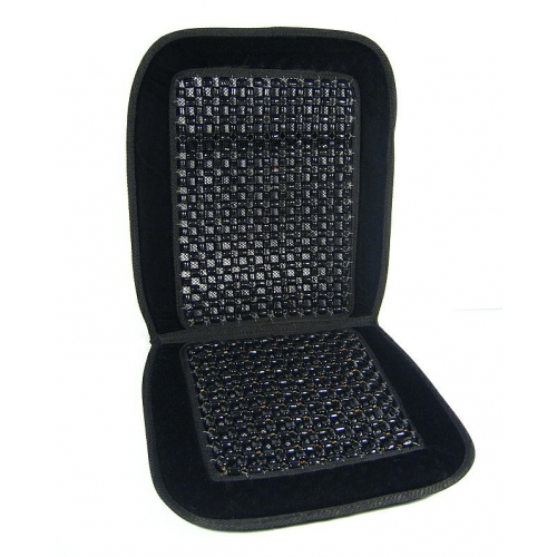 Husa scaun auto, bambus, negru