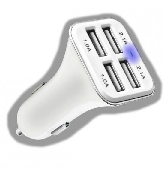 Incarcator auto 4xUSB 12V/24V, 2x1A+2x2.1A QUATRO Incarcator auto 4xUSB 12V/24V, 2x1A+2x2.1A QUATRO
