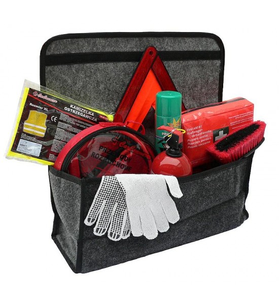 Organizator auto pentru portbagaj, 51x15x28 cm, Gri, pasla Organizator auto pentru portbagaj, 51x15x28 cm, Gri, pasla