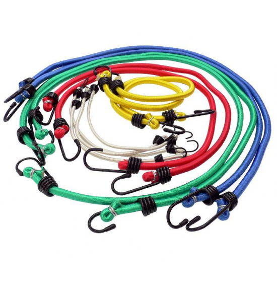 Set 12 bucati chinga elastica auto, 4x25, 2x45, 60, 75, 90cm