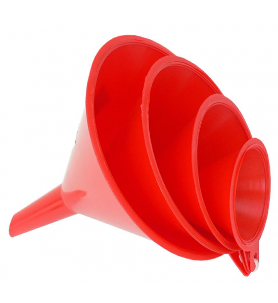 Set 4 palnii din plastic pentru combustibil Set 4 palnii din plastic pentru combustibil